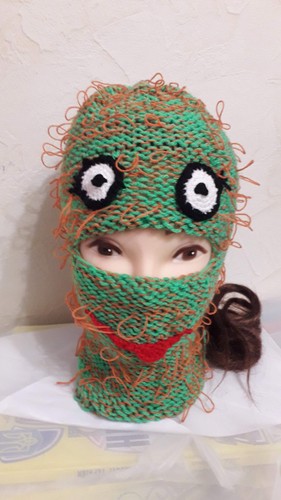 Frog balaclava hat cute - balaclava,
