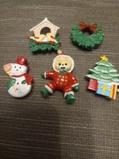 Five Vintage Fridge Magnets