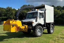 Schliesing 550U Chipper 12" plus collection box for a Unimog