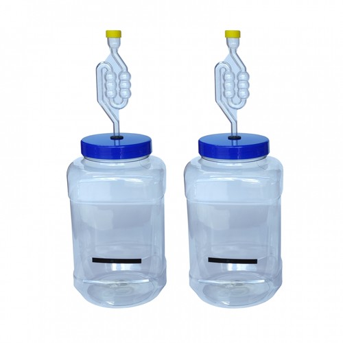 Wide neck plastic demijohns - neck,