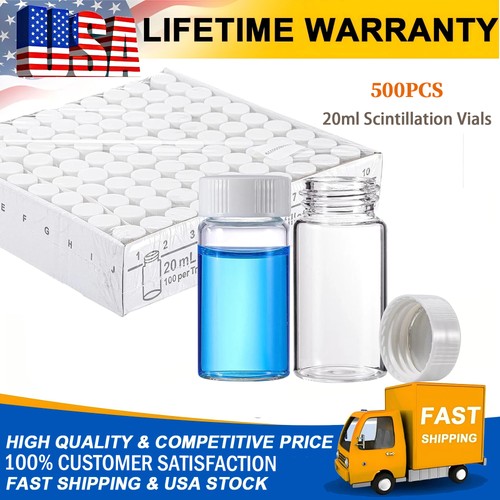 500pcs 20ml scintillation - 500pcs,