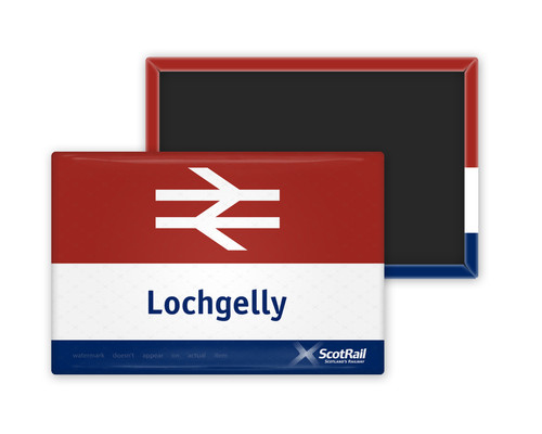 Scotrail station sign metal