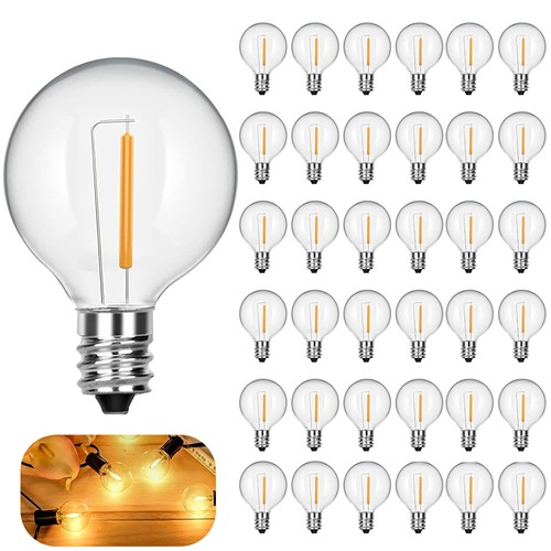 E12 g40 globe light bulbs - e12,