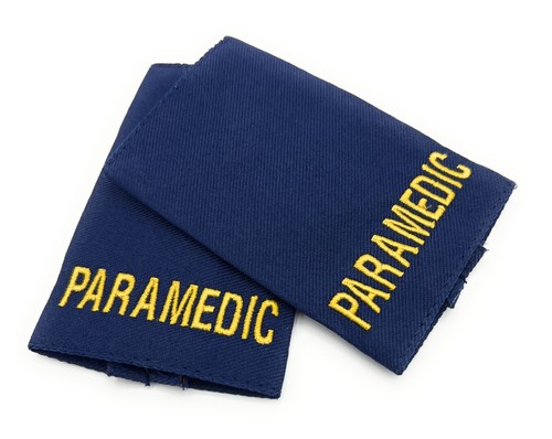 Paramedic blue epaulettes - paramedic,