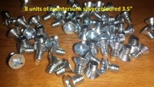 8 UNC 6-32 silver countersunk screws 3.5" hdd Hard drive  Seagate Technology max