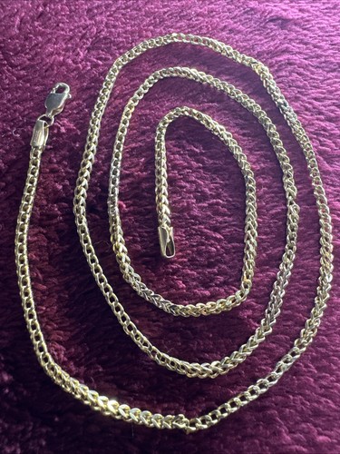 10k yellow gold franco chain - 10k,