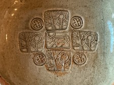 Vintage Bowl Bull Flowers