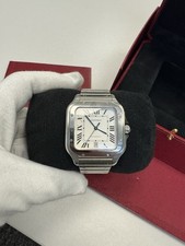 Cartier Santos Stainless Steel White Dial - WSSA0018