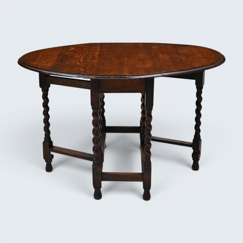 Vintage oak drop leaf - oak,