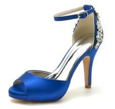 Women's Satin Peep Toe