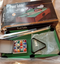 Mini Pool Table game once used packing present