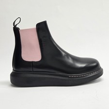 Alexander McQueen Hybrid Chelsea Boot Black Pink  586398WHX521123 EU38.5 UK5.5