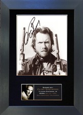 Clint eastwood mounted signed - clint,