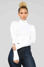LADIES WOMENS POLO NECK ROLL