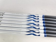 Matrix Ozik Iron Shaft Set White Tie (7) X4 60S Stiff Graphite 42”/0.370/13836