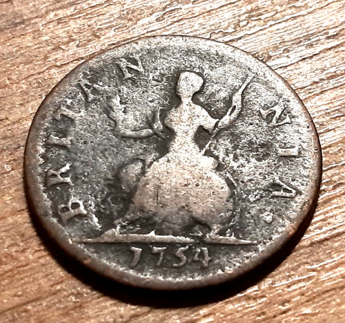 George farthing 1754 - farthing,