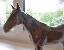 SUPERB BESWICK HORSE THE QUARTER HORSE BROWN GLOSS MODEL No. 2186