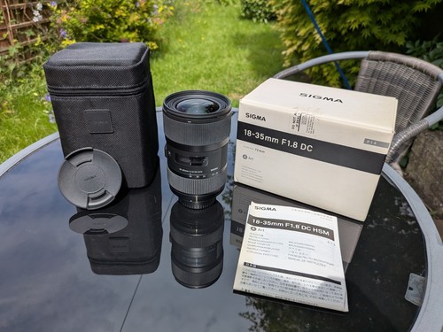 Sigma 35mm dc hsm - 18-35mm, f/1.8