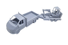 N Gauge Builder's Van Set Model Railway Accessories & Scenery