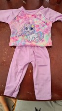 18 inch 45cm doll unicorn pyjamas for our generation designafriend babyborn