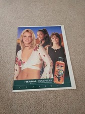 TPEEP460 MAGAZINE ADVERT 11X8" HERBAL ESSENCES SHAMPOO - BRITNEY SPEARS 