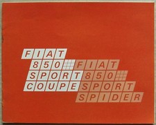 FIAT 850 SPORT COUPE & SPIDER