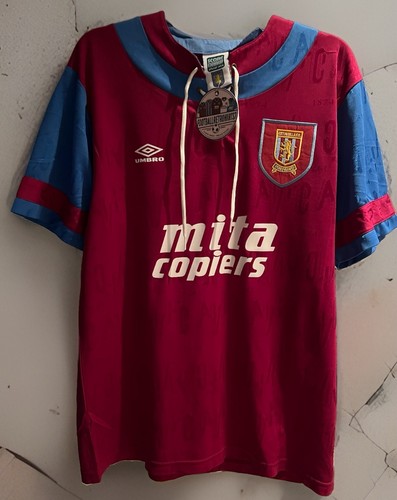 Aston villa 1992 home shirt - 1992-93,