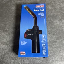 Faithfull Quick Pro Auto Start Power Torch. Plumbing Soldering & Brazing Work