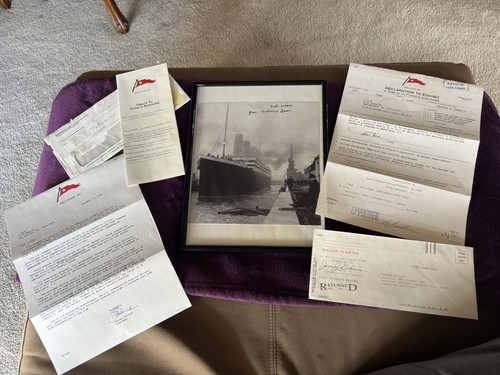 Millvina dean signed titanic - millvina,