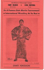 Vintage 60s Wrestling Programme - Colston Hall, Bristol - Chati Yokouchi