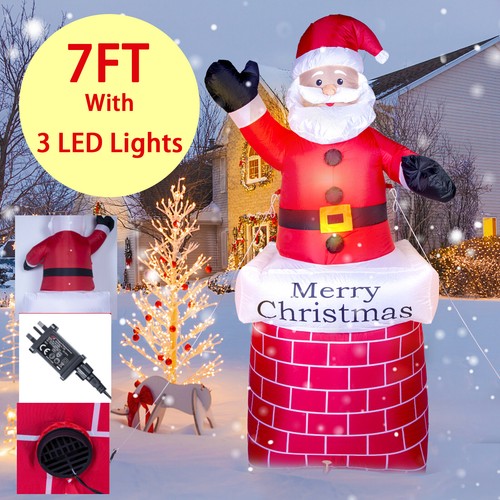 7ft giant inflatable - inflatable, santa