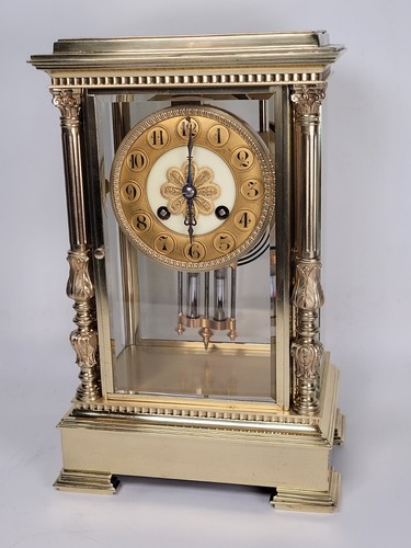 French four clock glass - four,
