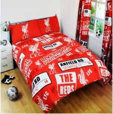 Liverpool FC Single & Double Bed Duvet Cover Set Reversible Bedding Quilt