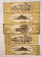 Lot x5 vintage Haunts GWR Great Western Railway advertising bookmark bookmarkers