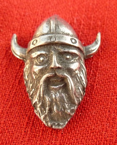 Rover viking head pewter - viking,