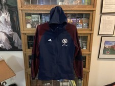 2020 Boston Marathon ADIDAS Running Full Zip Performance Jacket w Hood SZ M