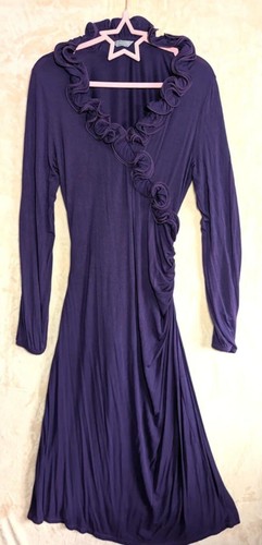 Per una purple ruffle midi - per,