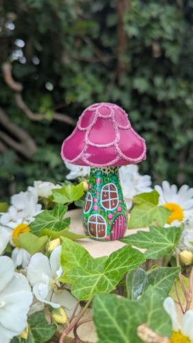 Whimsical mushroom fairy - whimsical, house