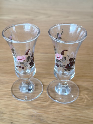 Vintage hand painted floral - vintage, hand-painted