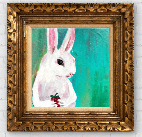 Original rabbit painting - rabbit,