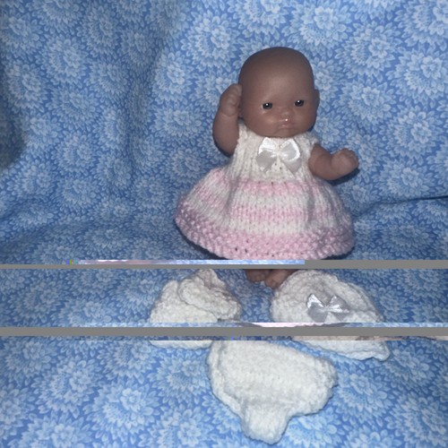 Hand knitted dolls - knitted, clothes