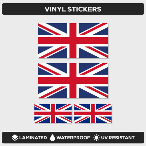 Flag stickers car vinyl - x,