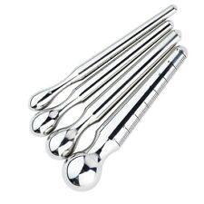 FRRK-178 Stainless Steel Penis Urethral Plug Dilator Sounds Cathe Solid Bar Wand
