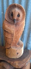 Chainsaw Carving owl Wood Home