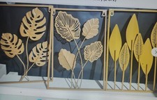 Metal Wall Art Set of 3 | Wall