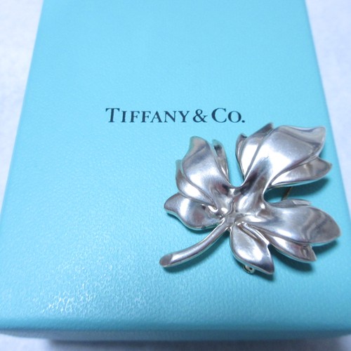 Tiffany leaf brooch - tiffany,