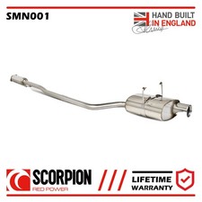 SMN001 Scorpion Exhaust fits BMW Mini Cooper S R50 01-06 Cat Back Sports System