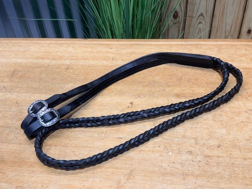 Black braided doubled - black, &