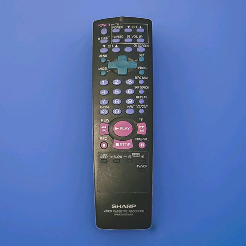Sharp video cassette recorder - sharp,