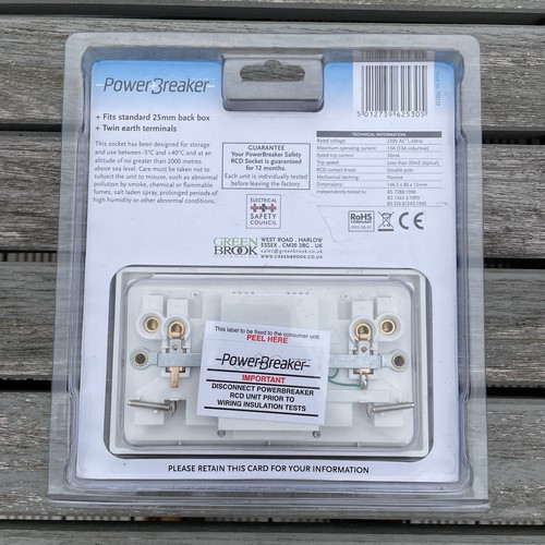 Power breaker safety rcd - power,